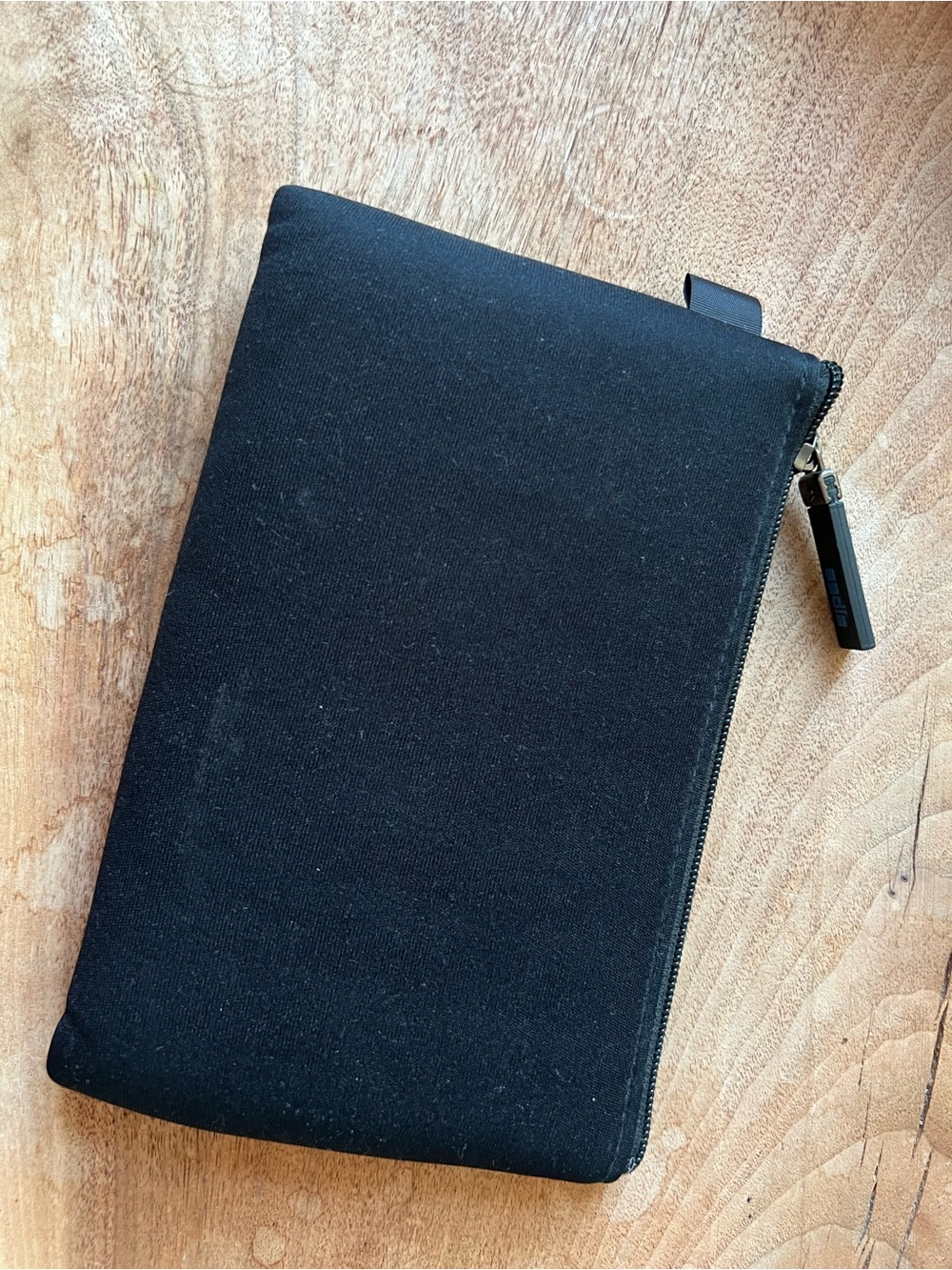 Sedia Black Tech Organizer Zipper Pouch Travel Clutch